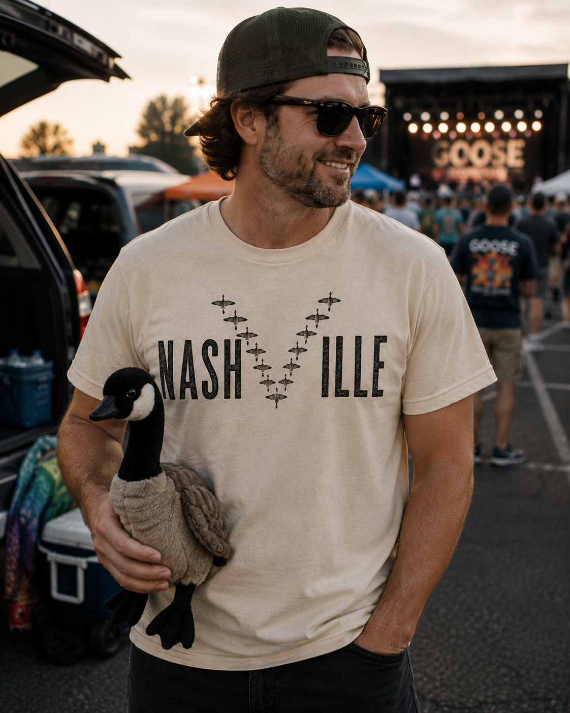 "Nashville Goose V Formation" T-Shirt
