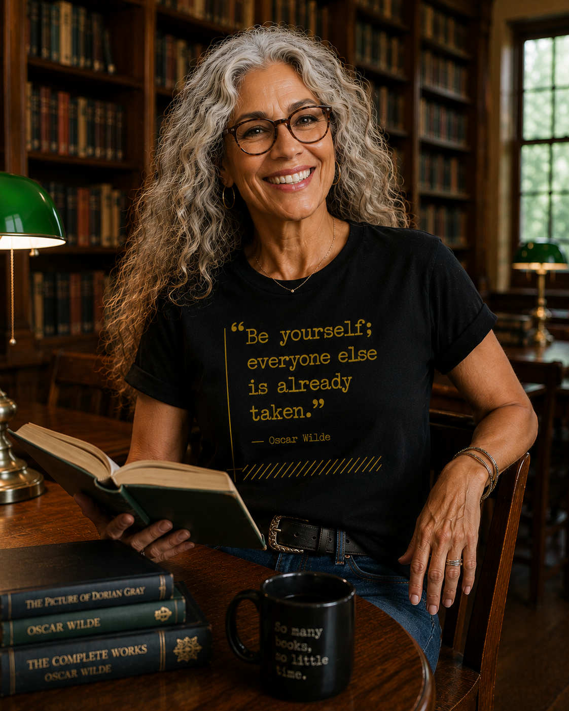 "Be Yourself Oscar Wilde Quote" T-Shirt